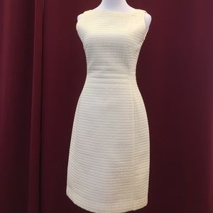 PRADA Quilted Cream Color Dress size M
